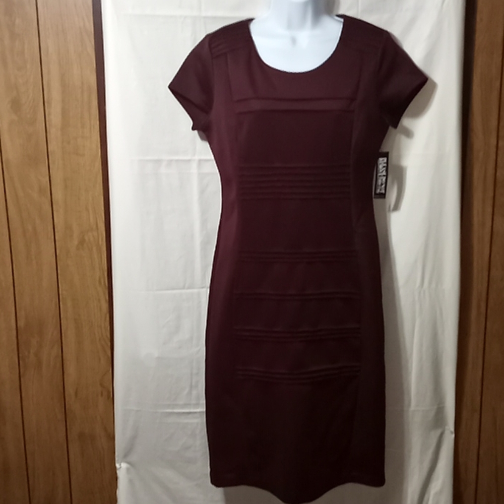 Burgundy dress